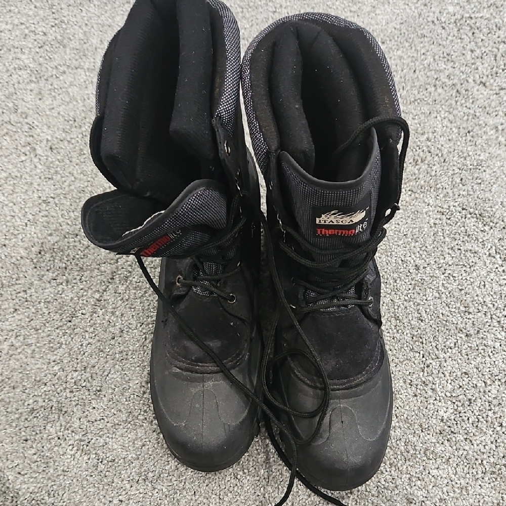 Itasca Black Thermolite Winter Boots